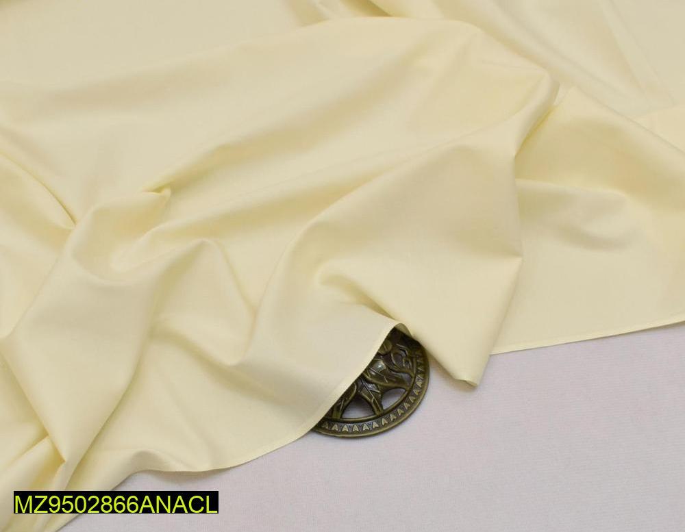 Men's Unstitched Wash And Wear Plain Suit