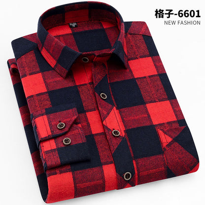 Brushed plain shirt 2025 for men