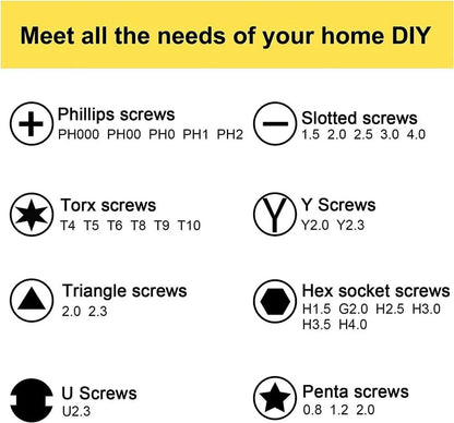1 Pc Iron Screwdriver Set