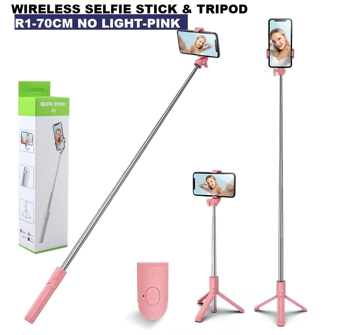 Original 4 IN 1 Wireless Selfie Stick