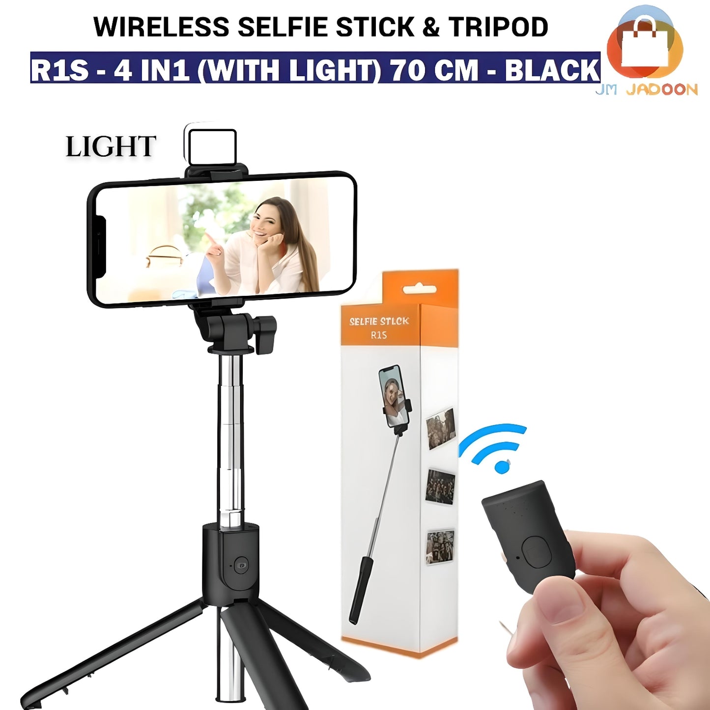 Original 4 IN 1 Wireless Selfie Stick