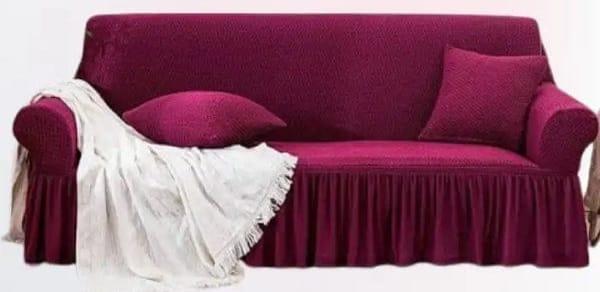 5 Seater Mesh Plain Fitted Sofa Covers