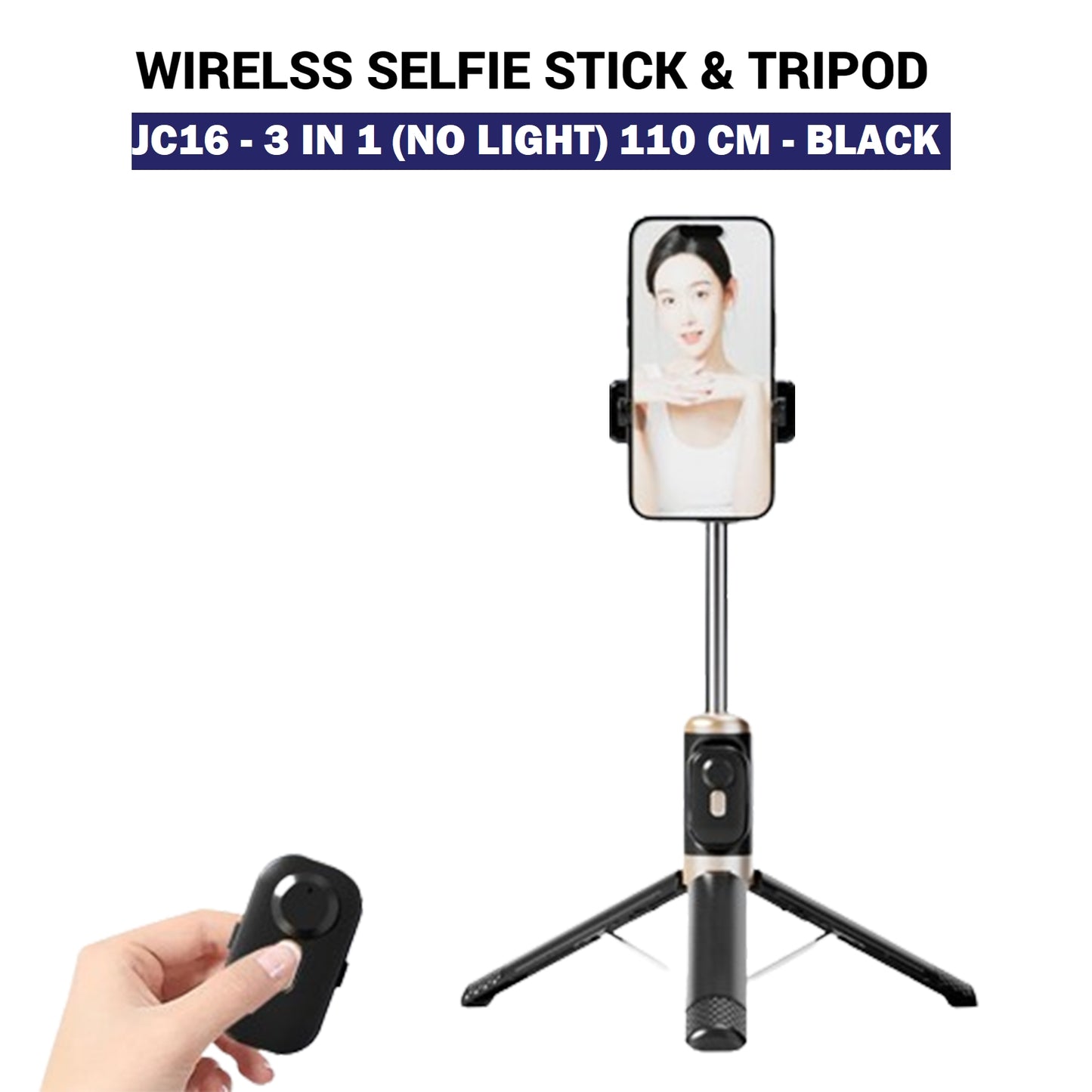 Original 4 IN 1 Wireless Selfie Stick