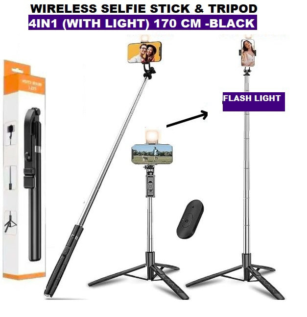 Original 4 IN 1 Wireless Selfie Stick