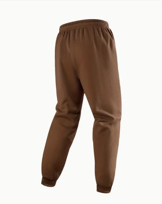 2 Pcs Men's Fleece Plain Zipper