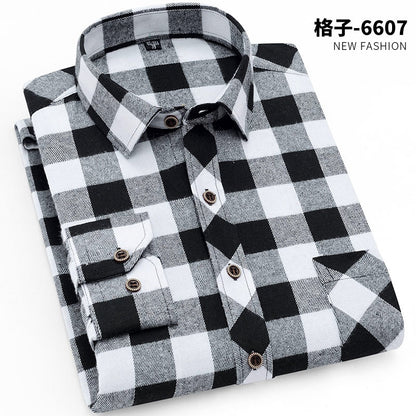 Brushed plain shirt 2025 for men