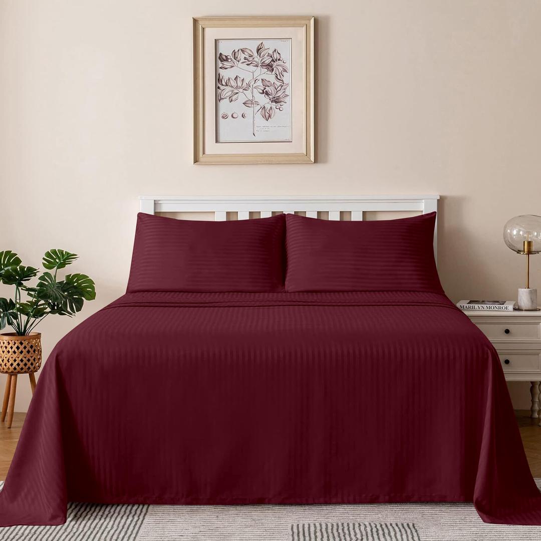 3 pcs cotton double bedsheet